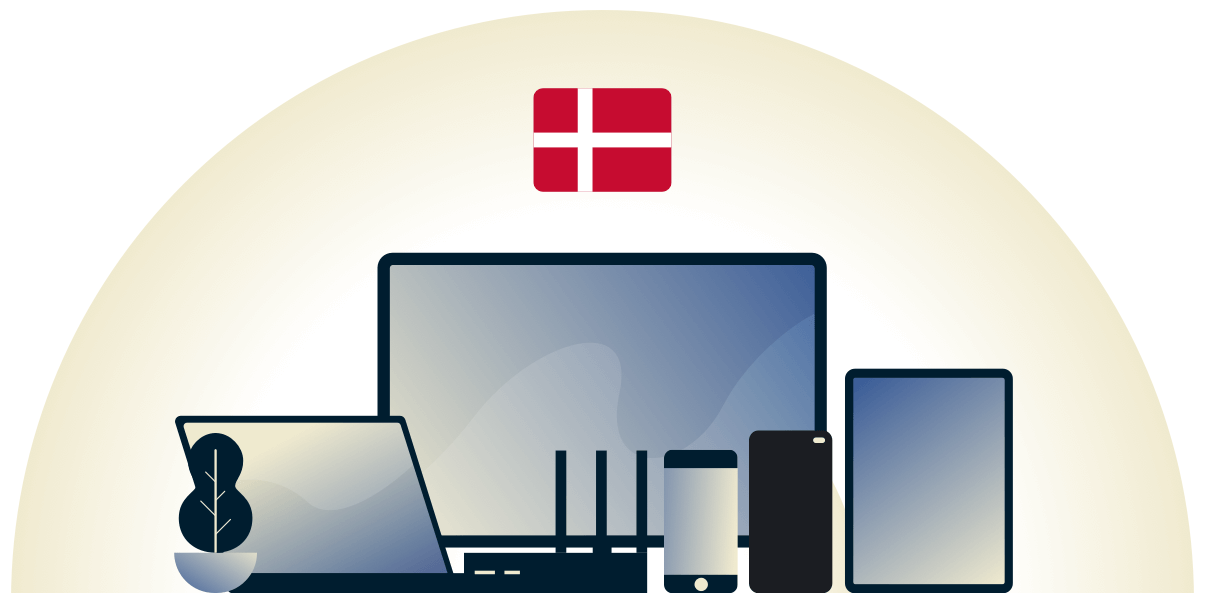 Ihr Dänemark-VPN schützt eine Vielzahl von Geräten.